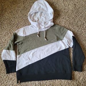 Tentree Banshee Hoodie - Size XL - Color block, Cowl Neck